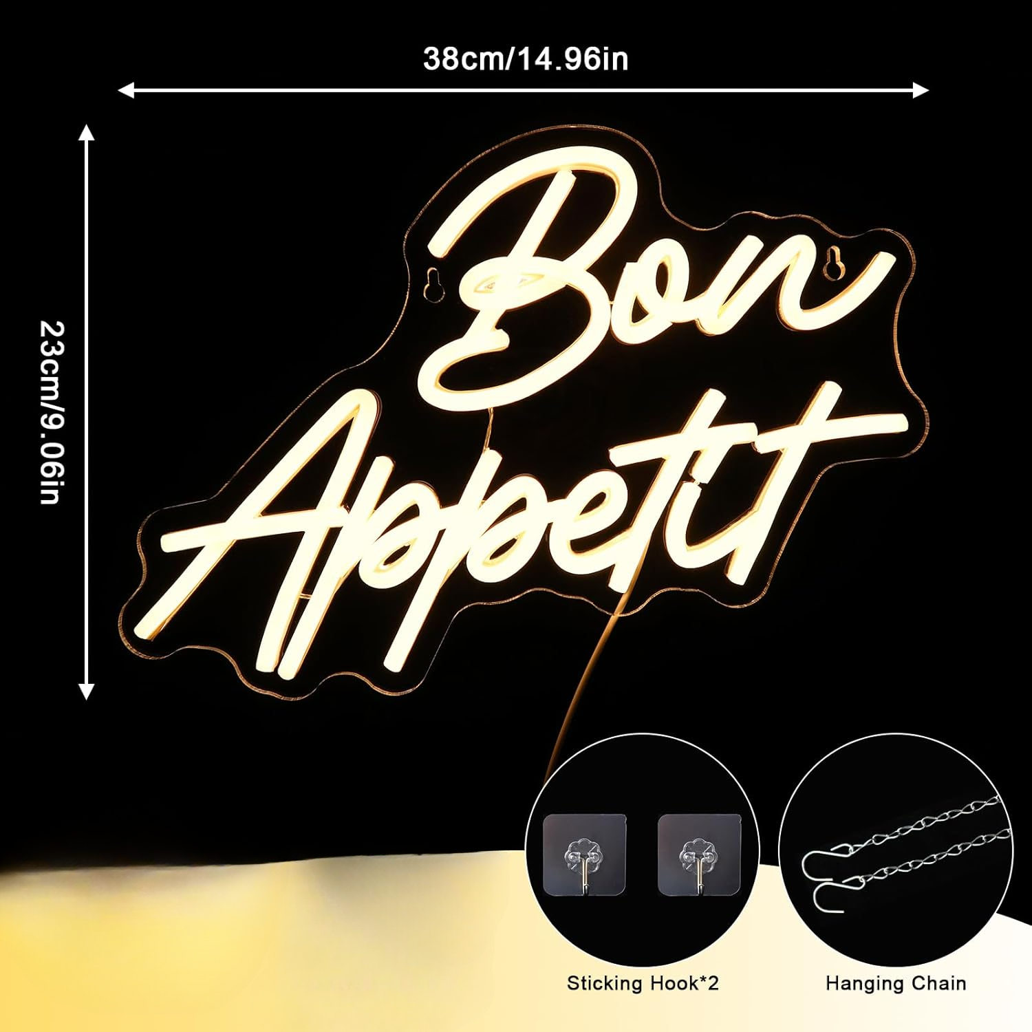 Bon Appetit Neon Light Sign LE – Commercial Kitchen Store recenzja i cena