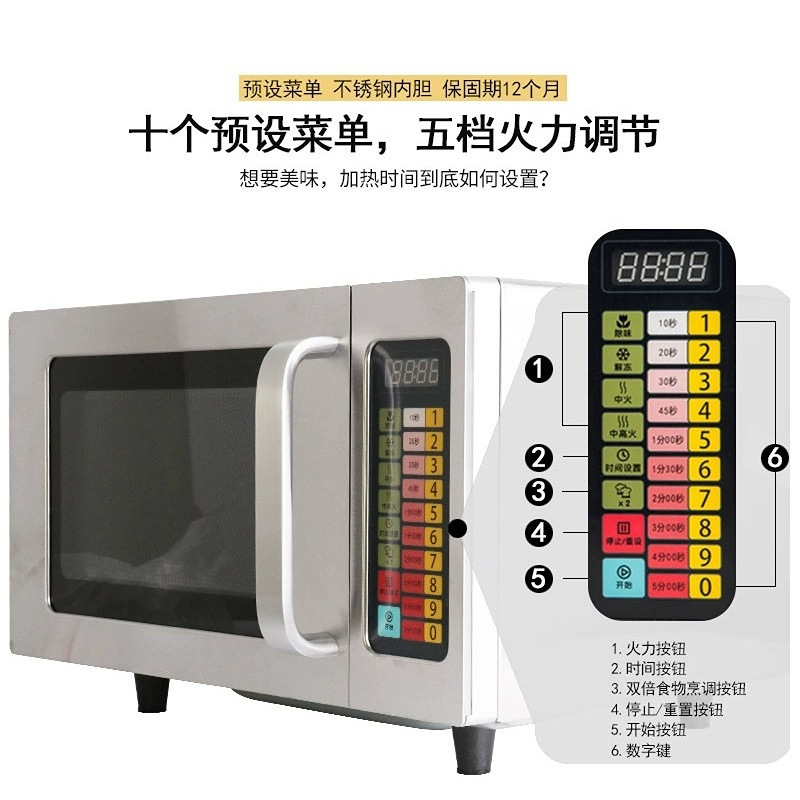 Commercial 25L Microwave Oven  – Commercial Kitchen Microwave recenzja i cena