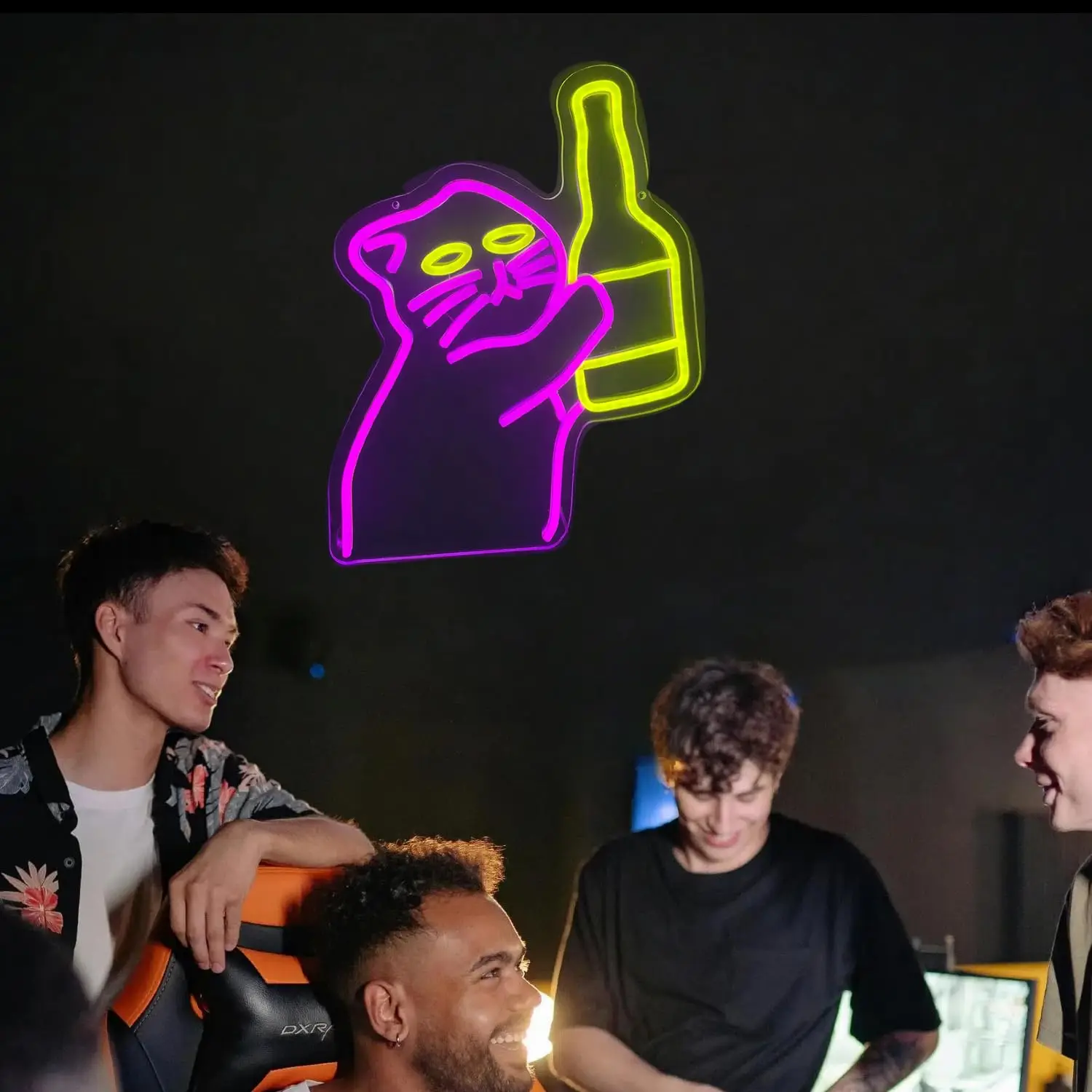 Cat Bottle Neon Sign for Funny – Commercial Kitchen Store recenzja i cena