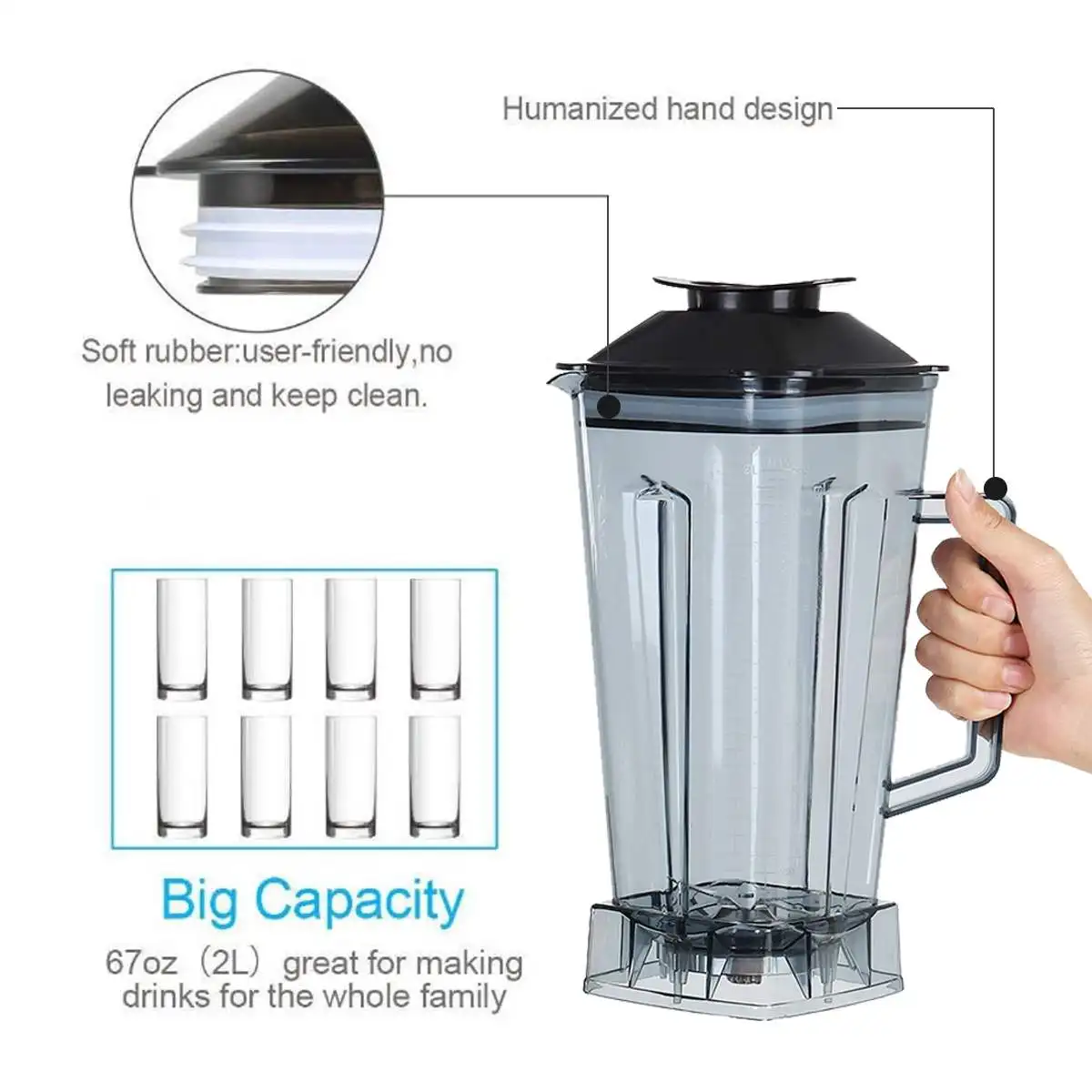 SOKANY 4500W Heavy Duty Commer – Commercial Blender Heavy Duty recenzja i cena