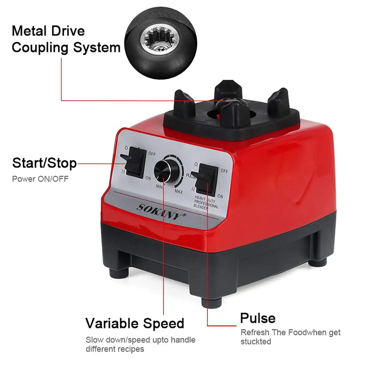 SOKANY 4500W Heavy Duty Commer – Commercial Blender Heavy Duty recenzja i cena