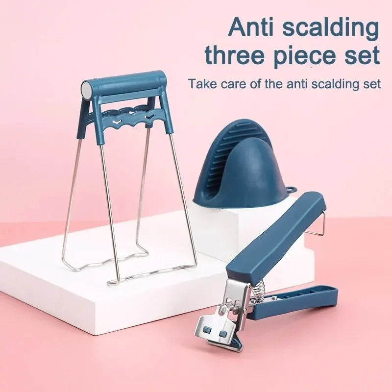 4Pcs Anti-scalding Kitchen Set – Commercial Kitchen Utensil Holder recenzja i cena