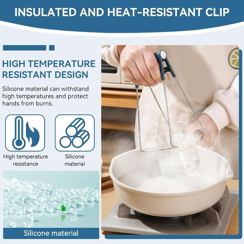 4Pcs Anti-scalding Kitchen Set – Commercial Kitchen Utensil Holder recenzja i cena
