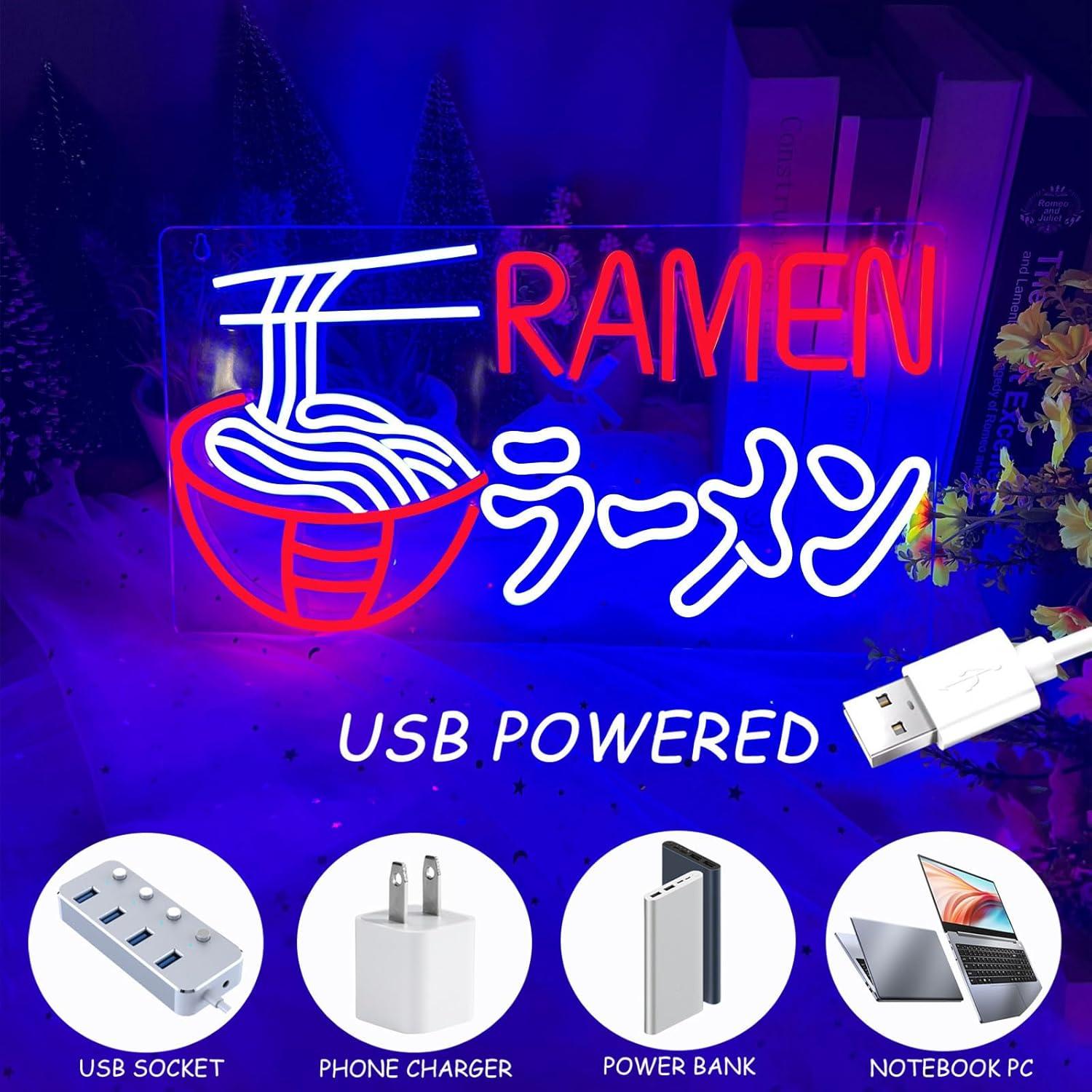 Ramen Neon Sign Japanese Noodl – Commercial Kitchen Store recenzja i cena