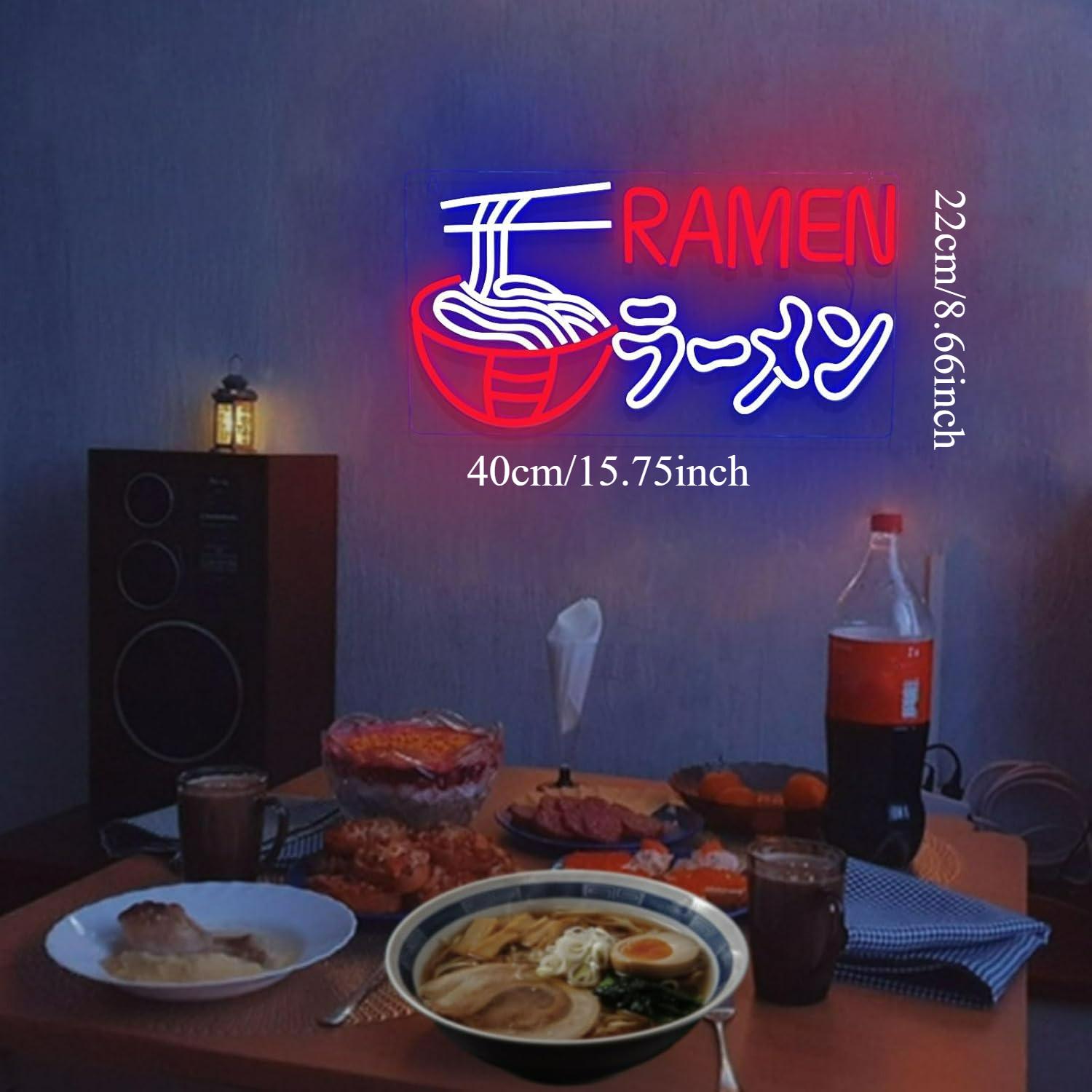 Ramen Neon Sign Japanese Noodl – Commercial Kitchen Store recenzja i cena